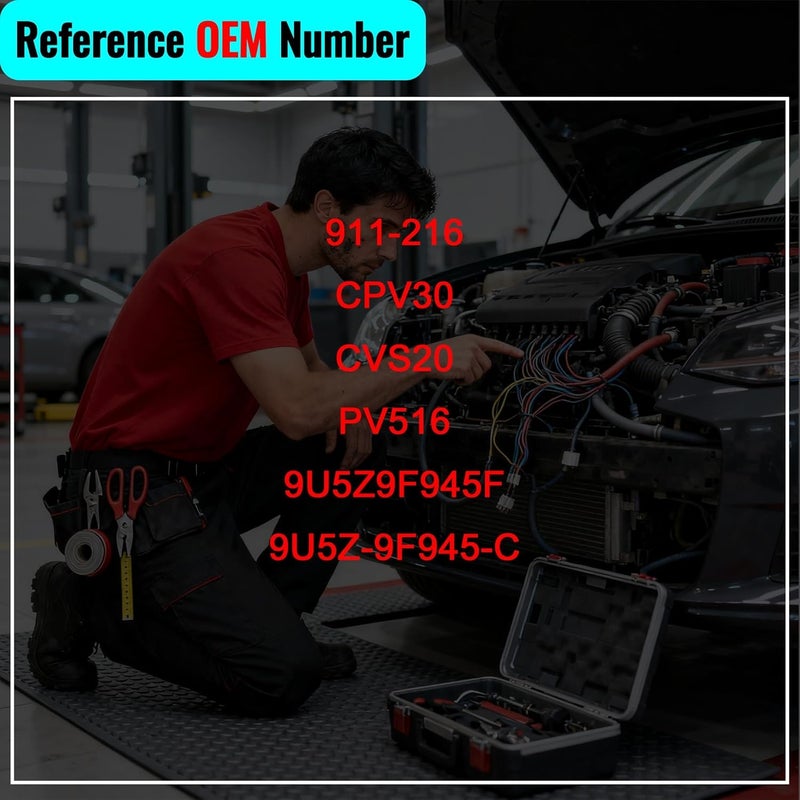 TOM Vapor Canister Vent Solenoid ‎911-216 Compatible with Ford Bronco E-150 E-250 E-350 E-450 Explorer F-150 F-250 F-350 Lincoln Aviator Continental Corsair Mkc Mkt Mkx Mercury Mariner 9U5Z9F945F - Image 4